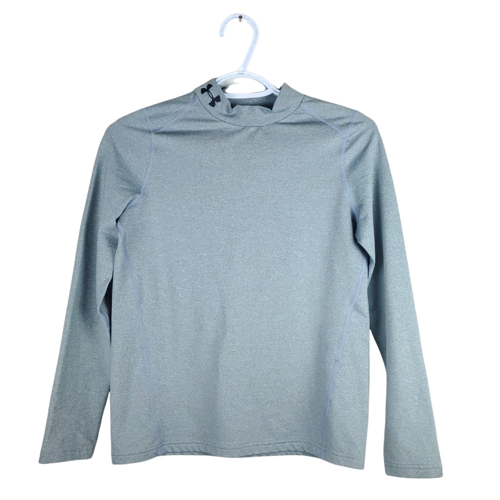 Under Armour Boys' ColdGear Mock Neck Long Sleeve Shirt